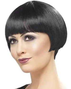 20s Flapper Black Bob Wig