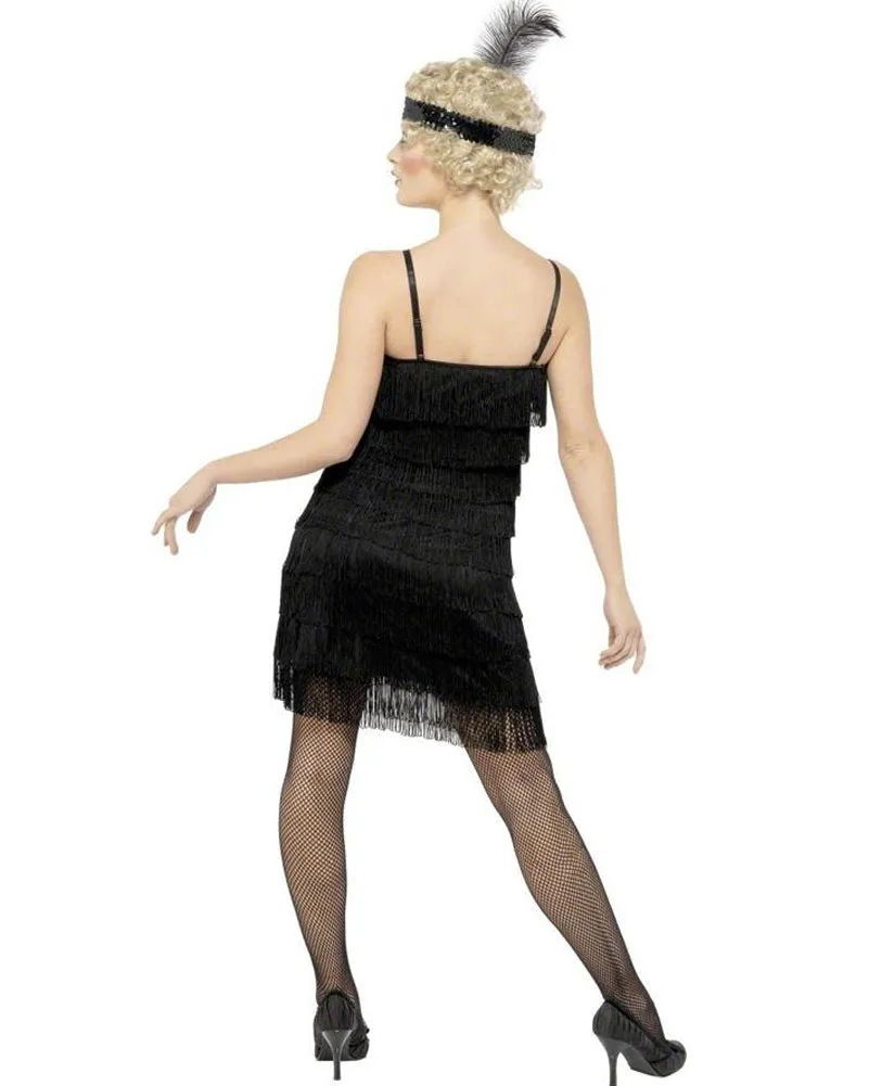 20s Fringe Flapper Womens Plus Size Costume