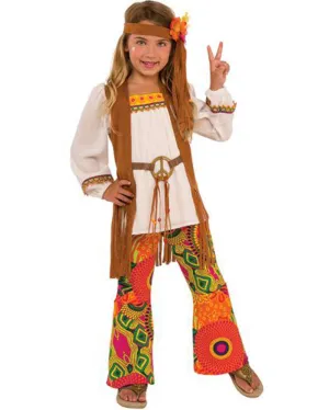 60s Flower Child Girls Costume