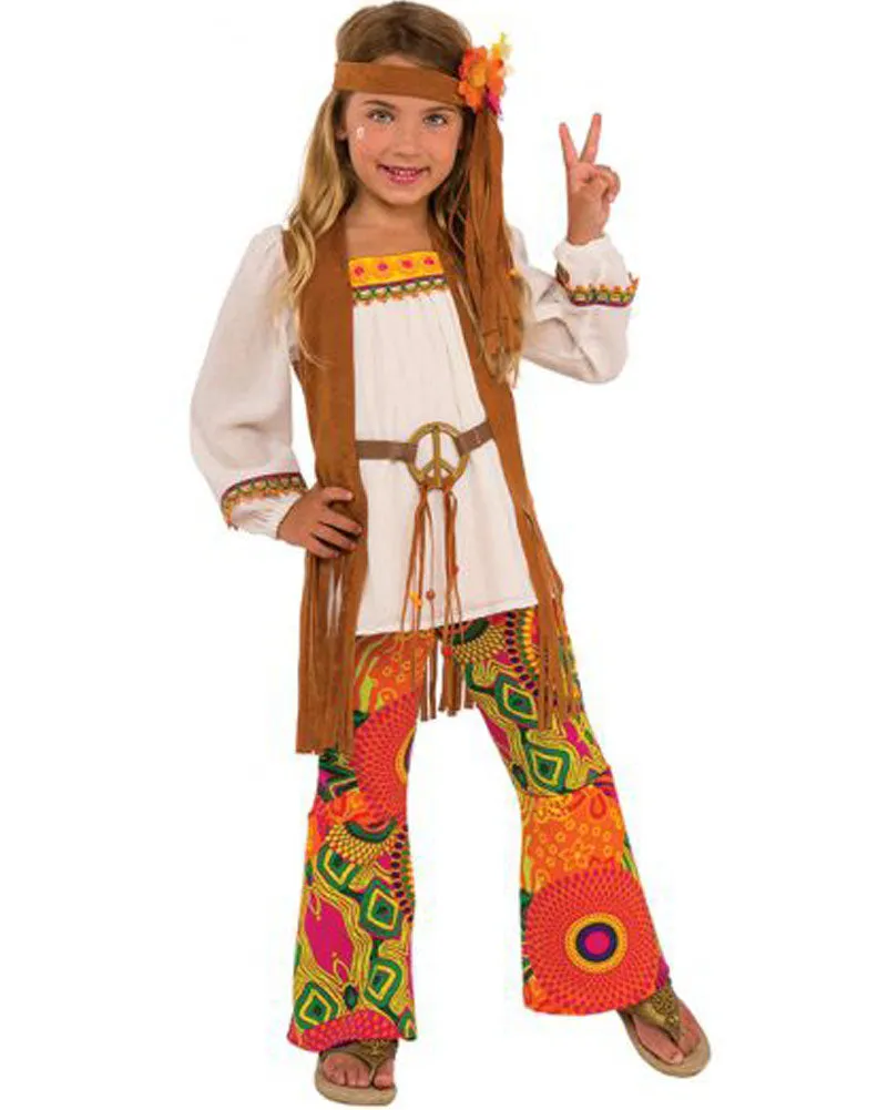 60s Flower Child Girls Costume