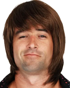 60s Greg Short Brown Wig