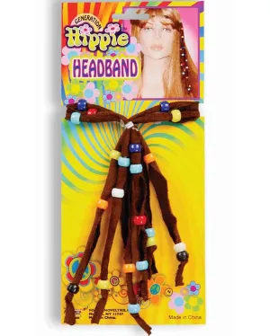 60s Hippie Beaded Headband