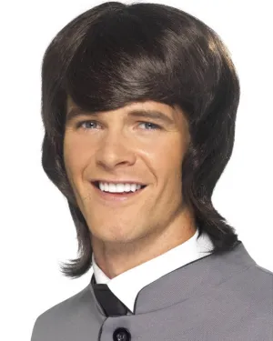 60s Mod Wavy Brown Wig