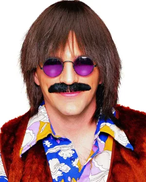 60s Silly Boy Deluxe Brown Wig
