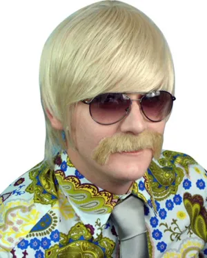 70s Mod Guy Blonde Wig