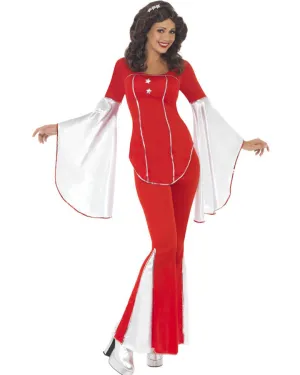 70s Red Super Trooper Womens Costume