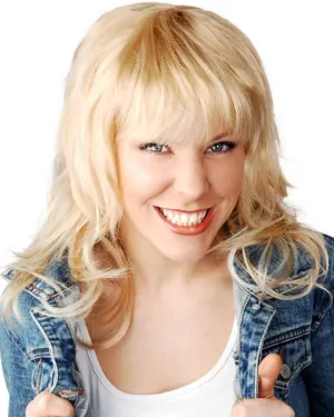 70s Shazza Short Blonde Wig