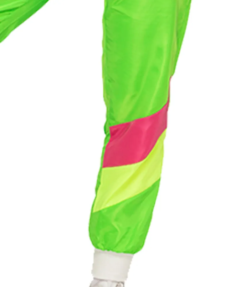 80s Neon Tracksuit Womens Costume