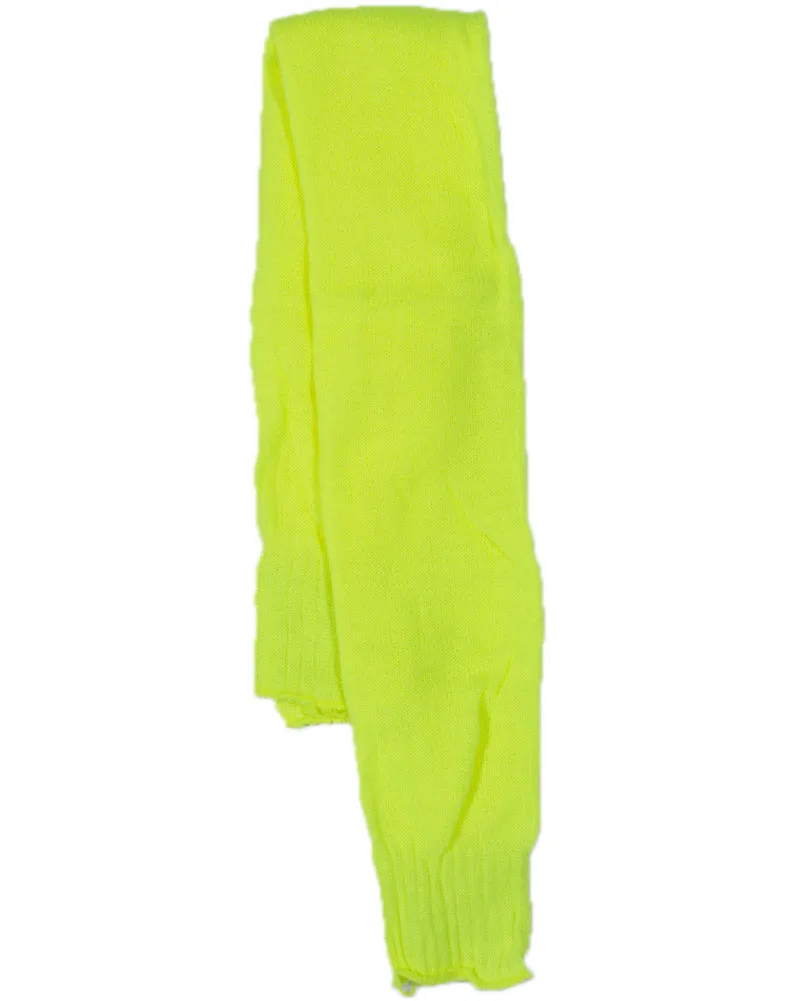 80s Neon Yellow Leg Warmers