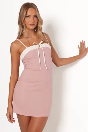 Abril Mini Dress - Pink