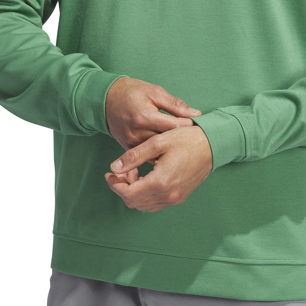 adidas Elevated 1/4 Zip Pullover - Preloved Green