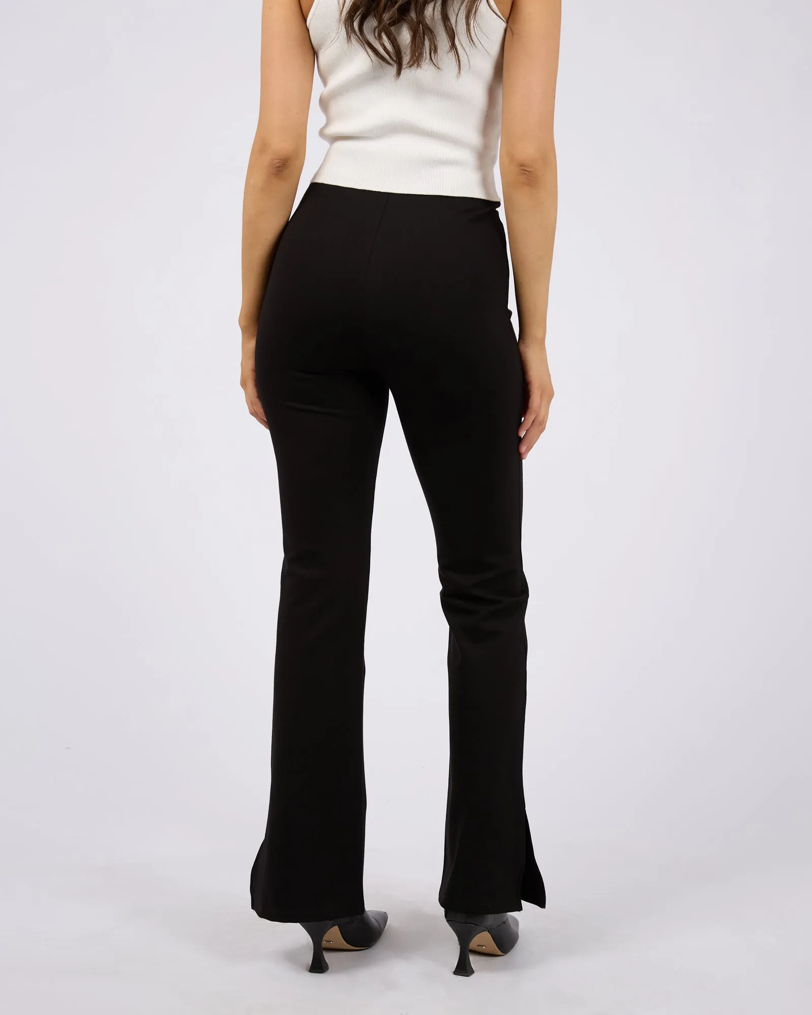 All About Eve Jenner Side Split Pant Black