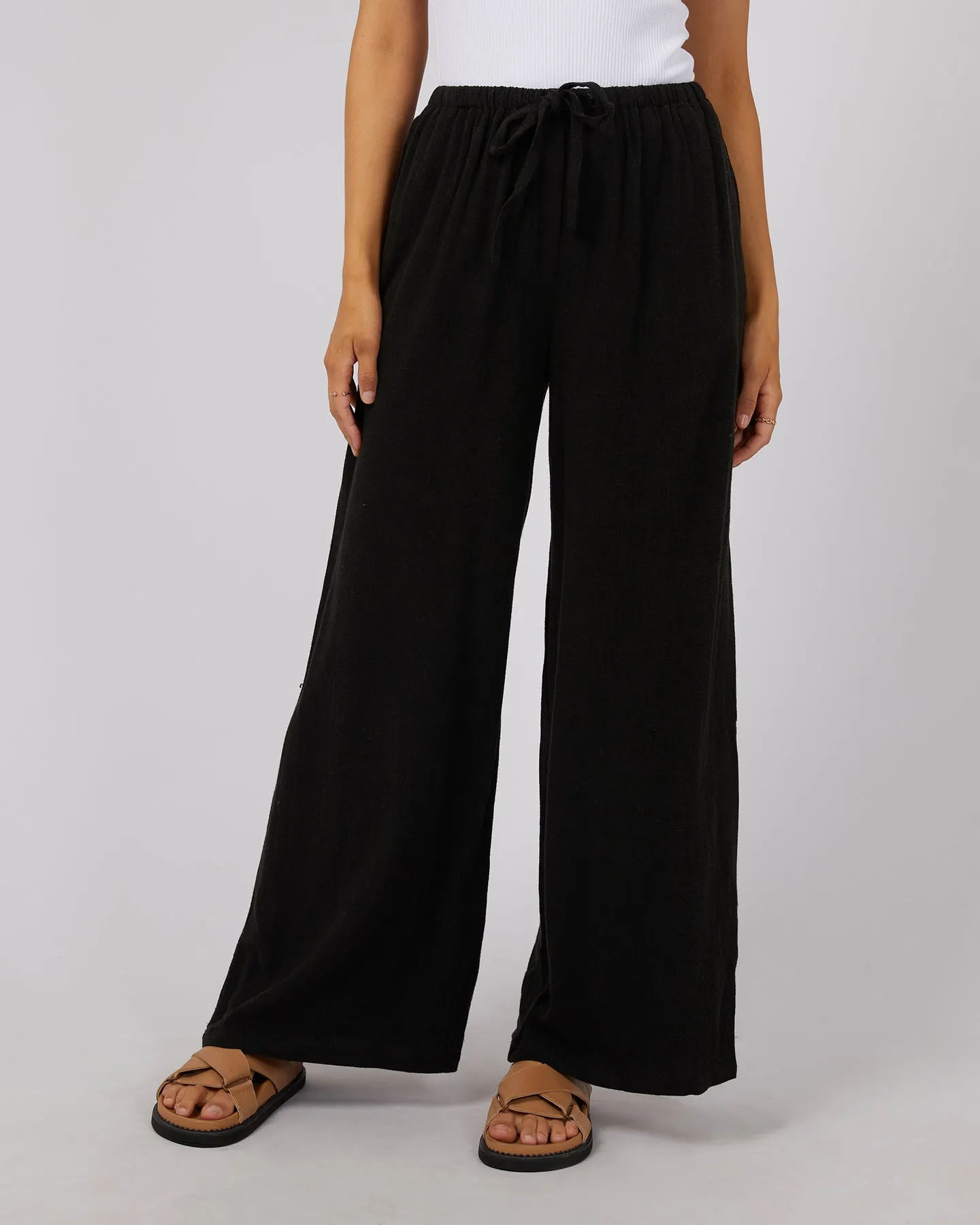 All About Eve Luxe Linen Pant Black
