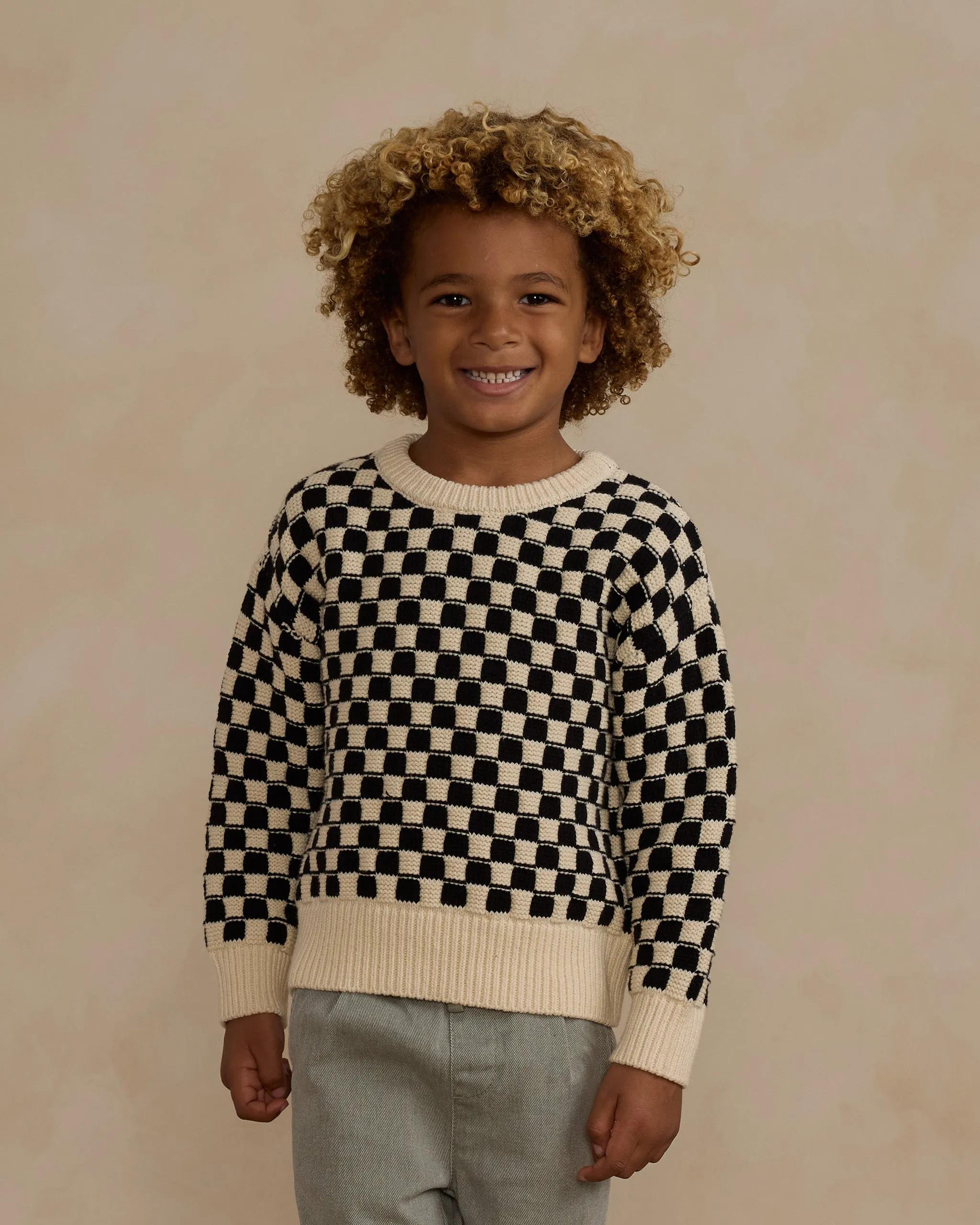 Aspen Sweater || Natural Check