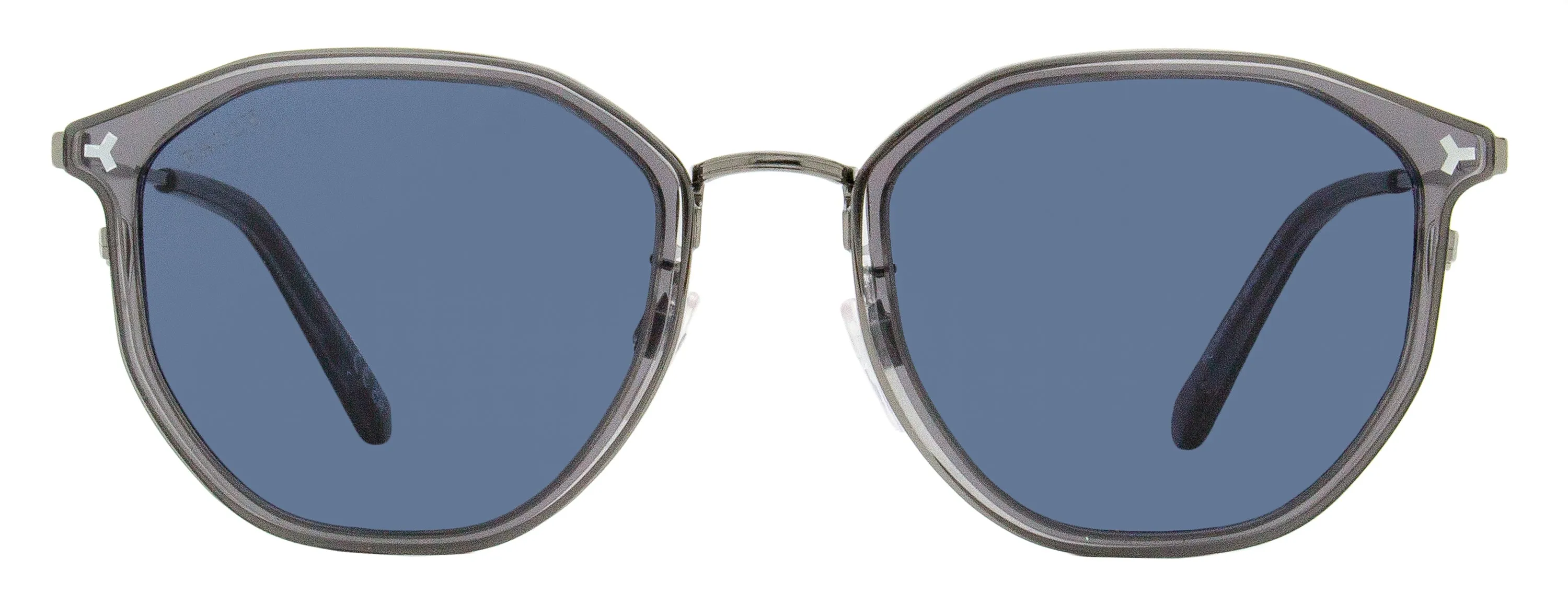 Bally Men's Geometric Sunglasses BY0099H 20A Gunmetal/Gray 54mm