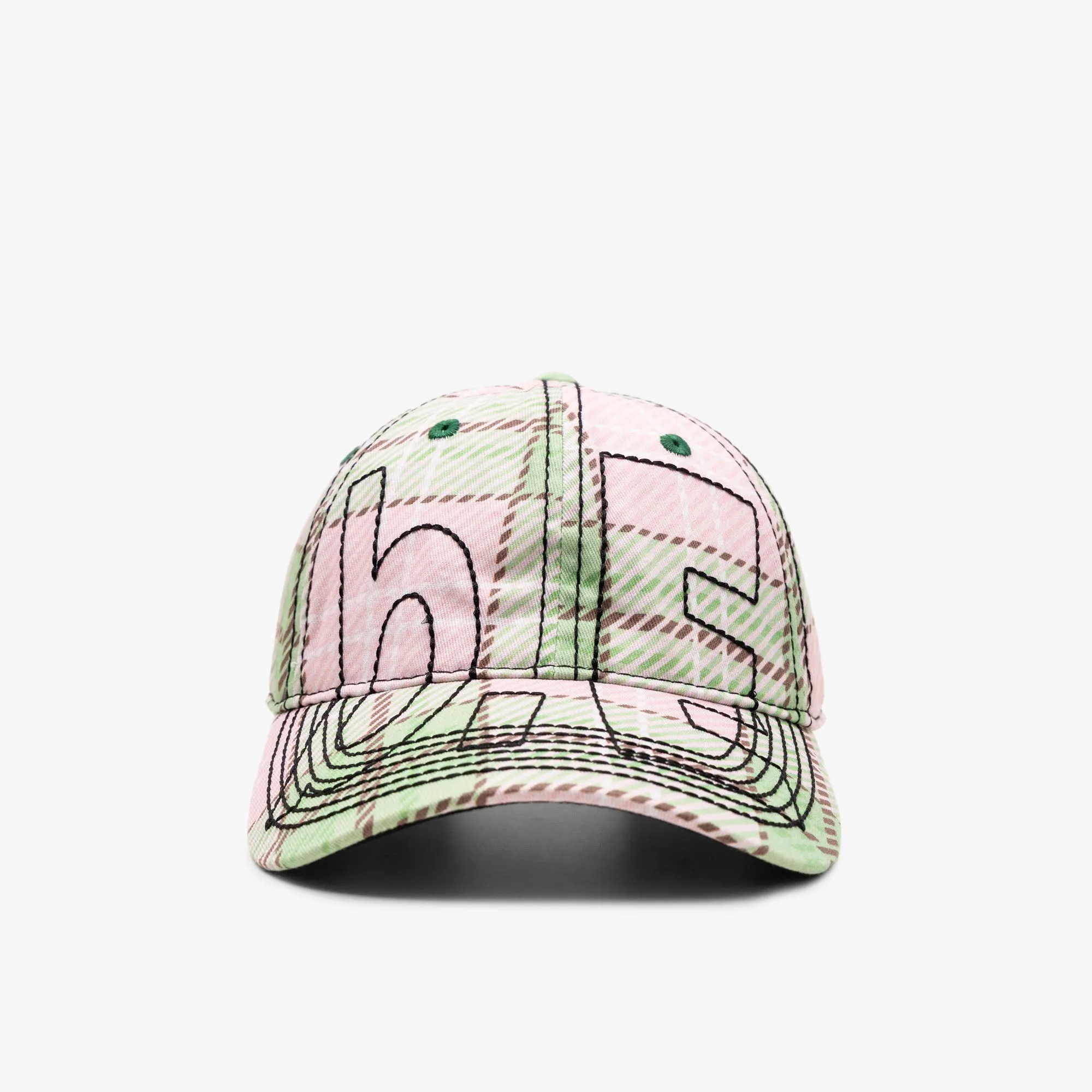 b.Eautiful Vapor 6 Panel Hat / Sakura Tartan
