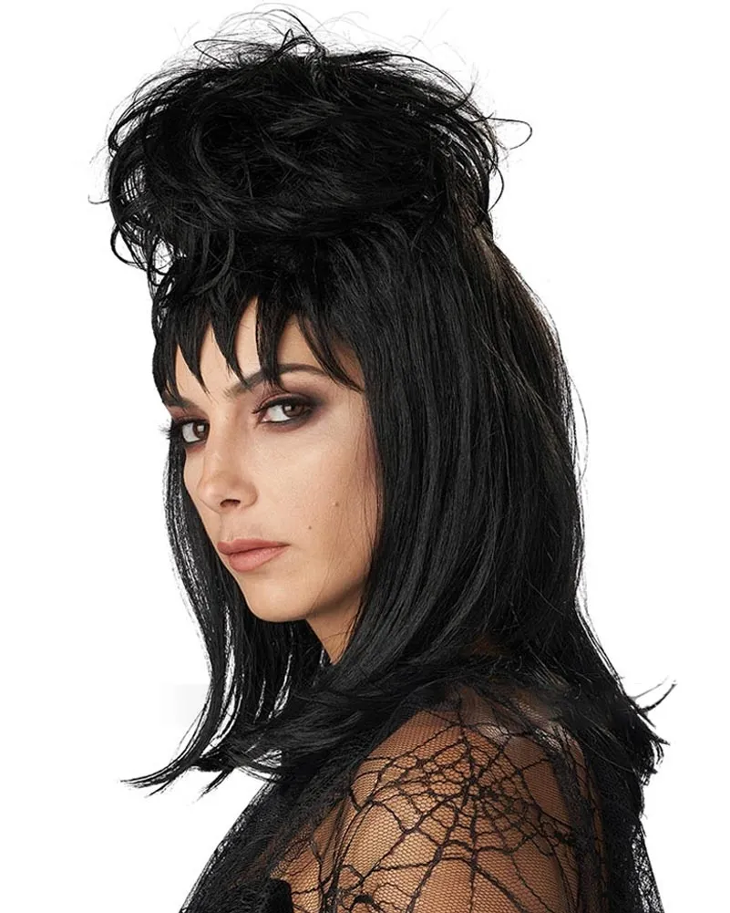 Beetle Girl Short Black Wig