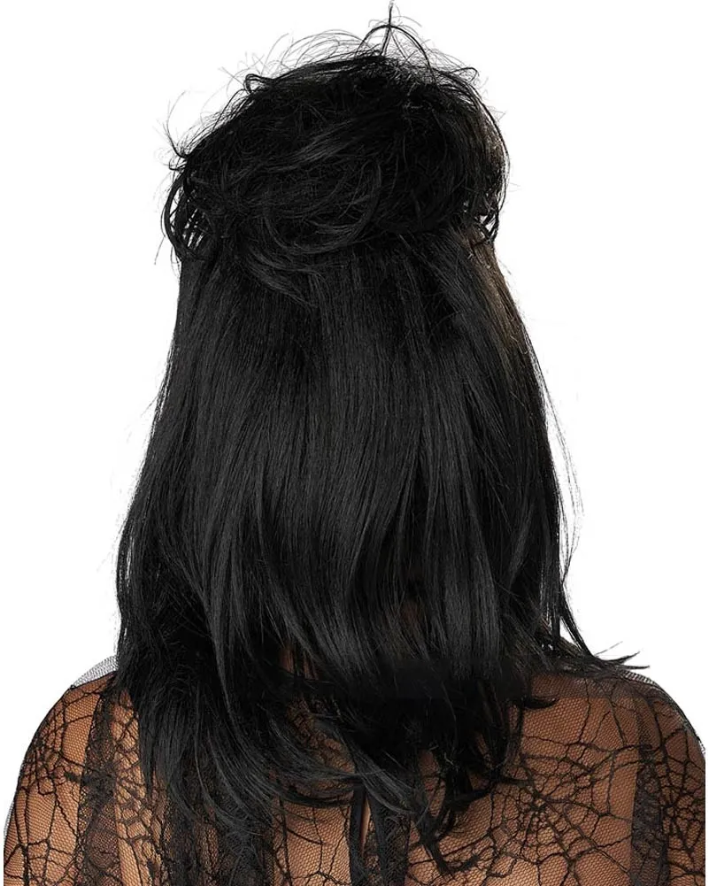 Beetle Girl Short Black Wig