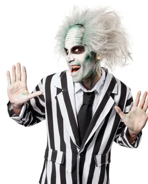 Beetlejuice Short Grey Wig