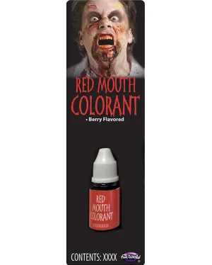 Berry Flavoured Red Blood Mouth Colourant
