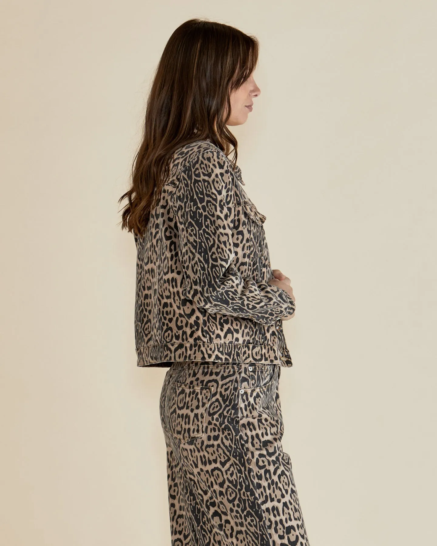 Betty Basics Lucca Leopard Print Jacket