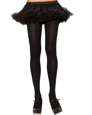 Black Opaque Spandex Tights