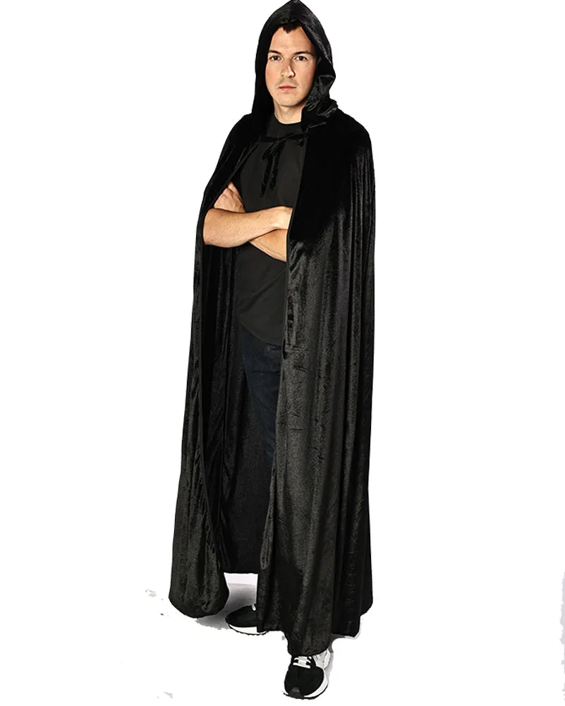 Black Velvet Deluxe Adults Cape