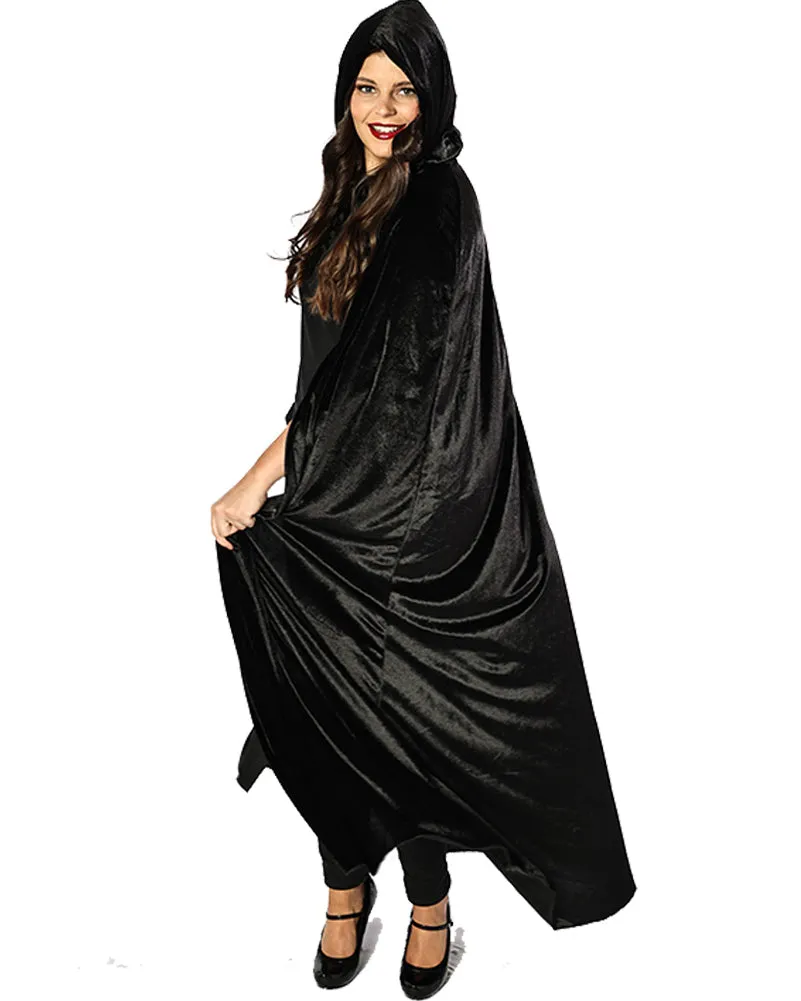 Black Velvet Deluxe Adults Cape