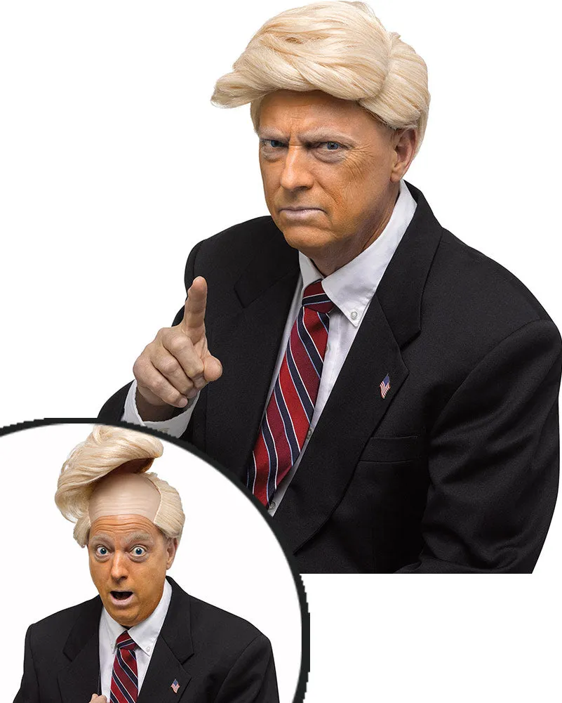 Blonde Flip Top Comb Over Wig