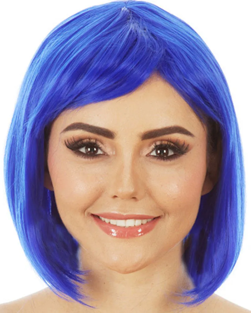 Blue Bob Wig