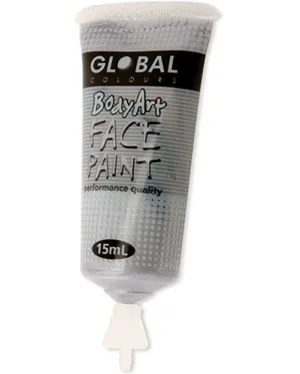BodyArt Metallic Silver Paint 15ml