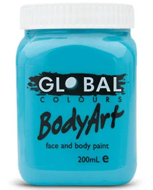 BodyArt Turquoise Paint Jar 200ml
