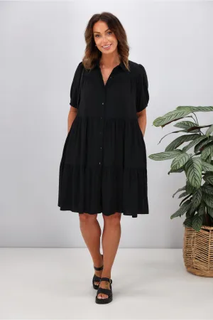 Boho Australia Masie Dress Black