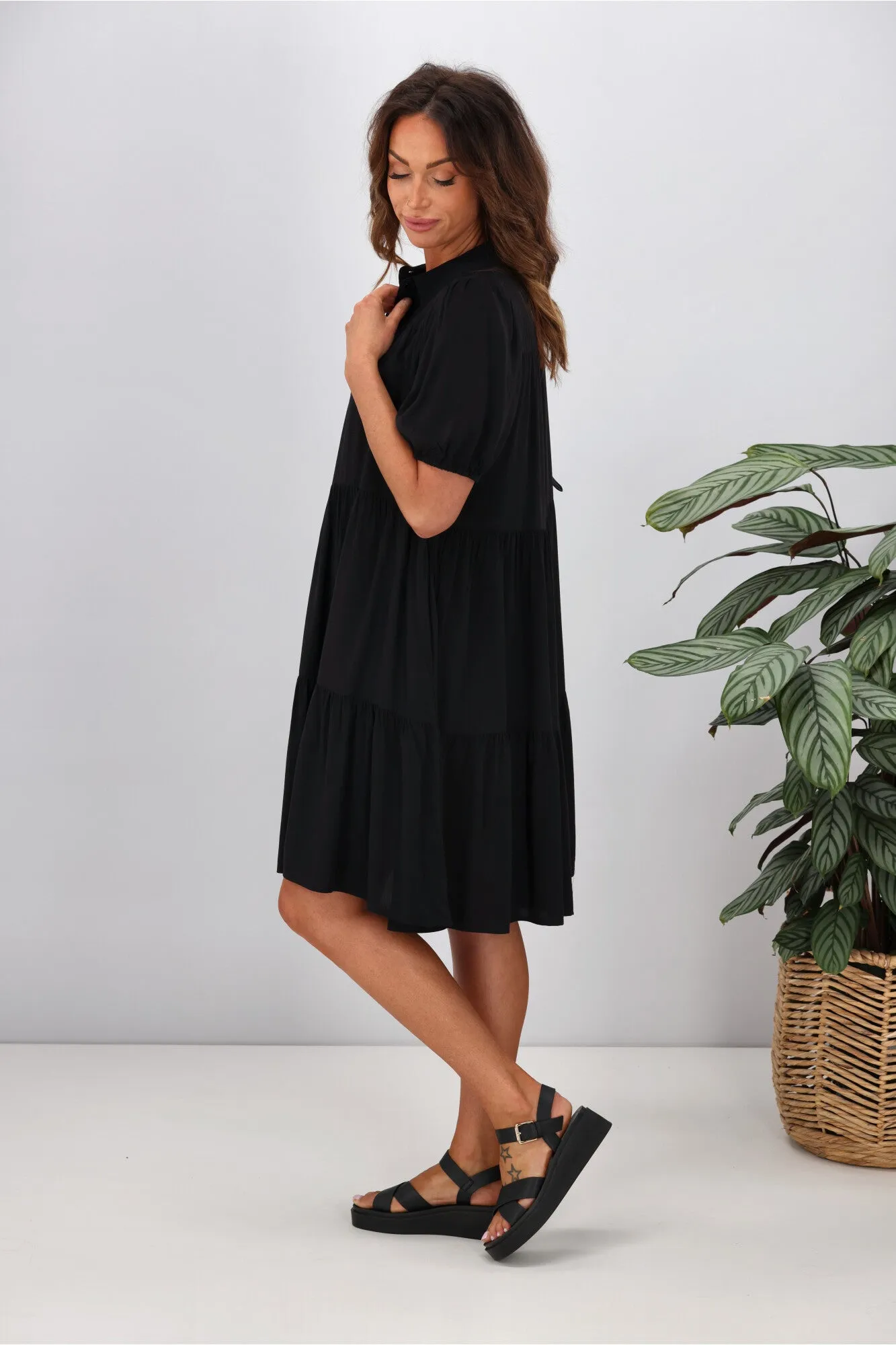 Boho Australia Masie Dress Black
