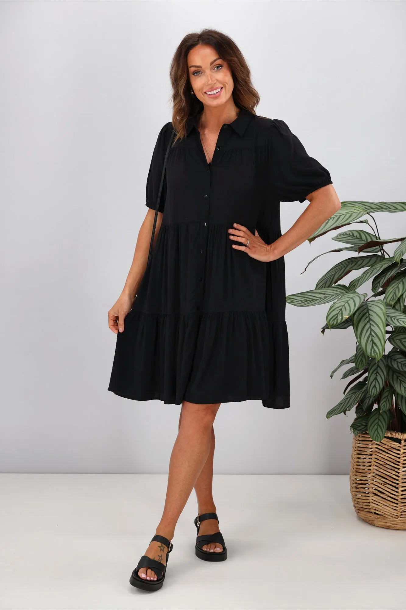Boho Australia Masie Dress Black