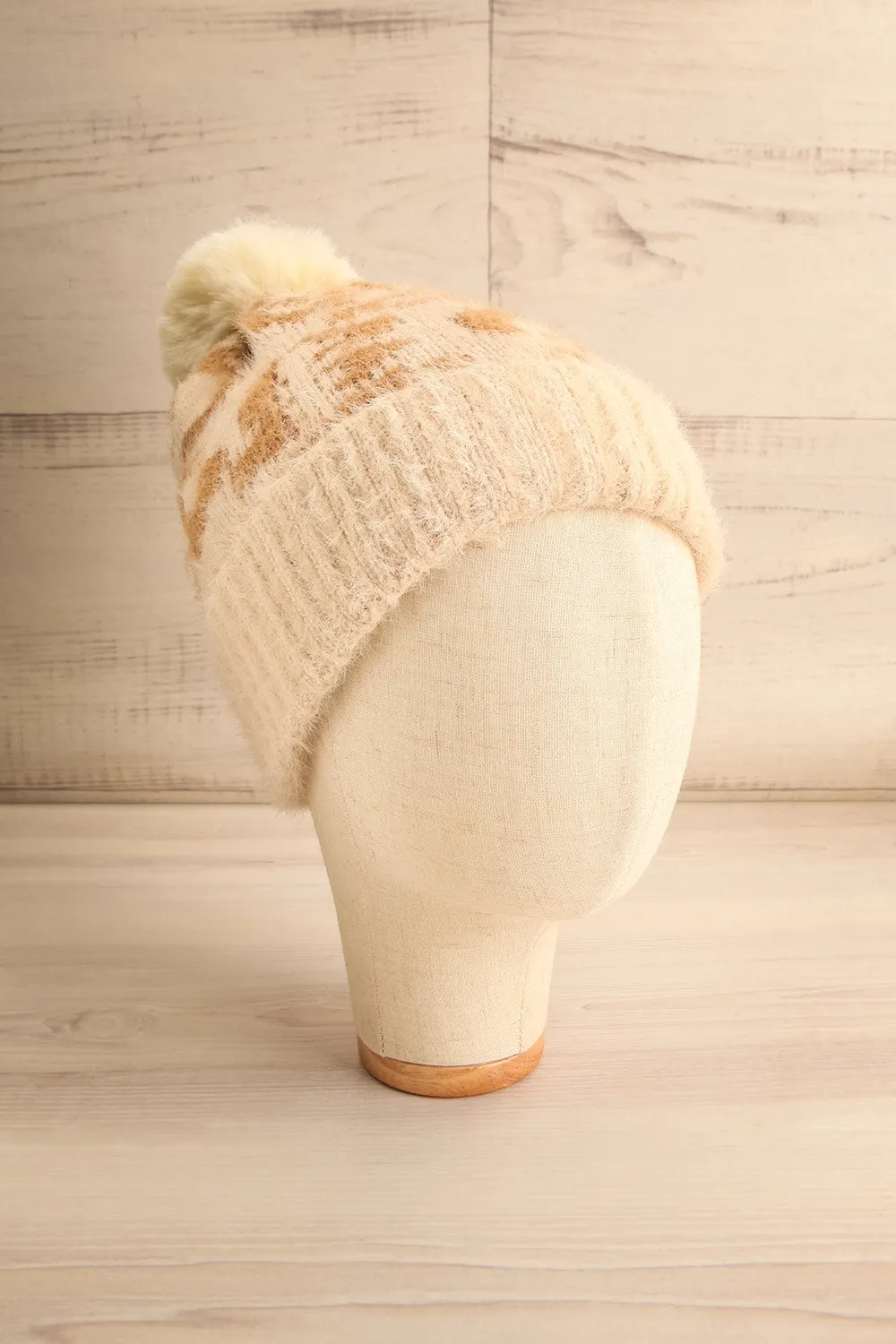Boneta | Cheetah Print Knit Tuque