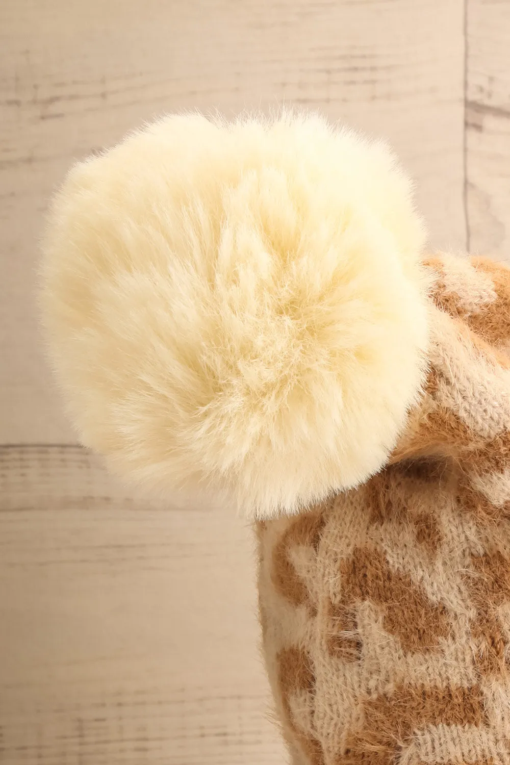 Boneta | Cheetah Print Knit Tuque