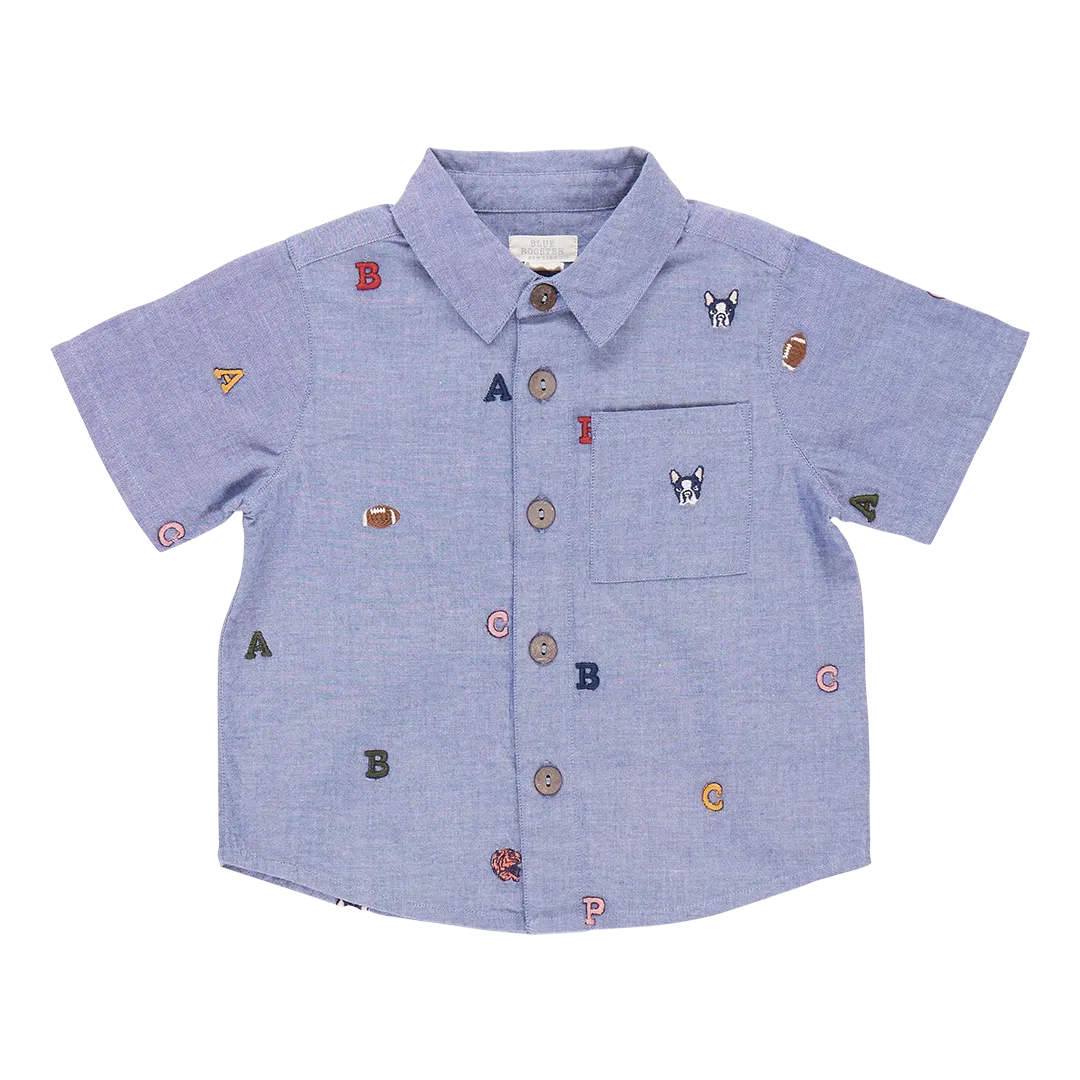 Boys Jack Shirt Varsity Embroidery