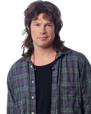 Brown Hipster Mullet