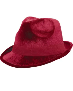 Burgundy Fedora Hat