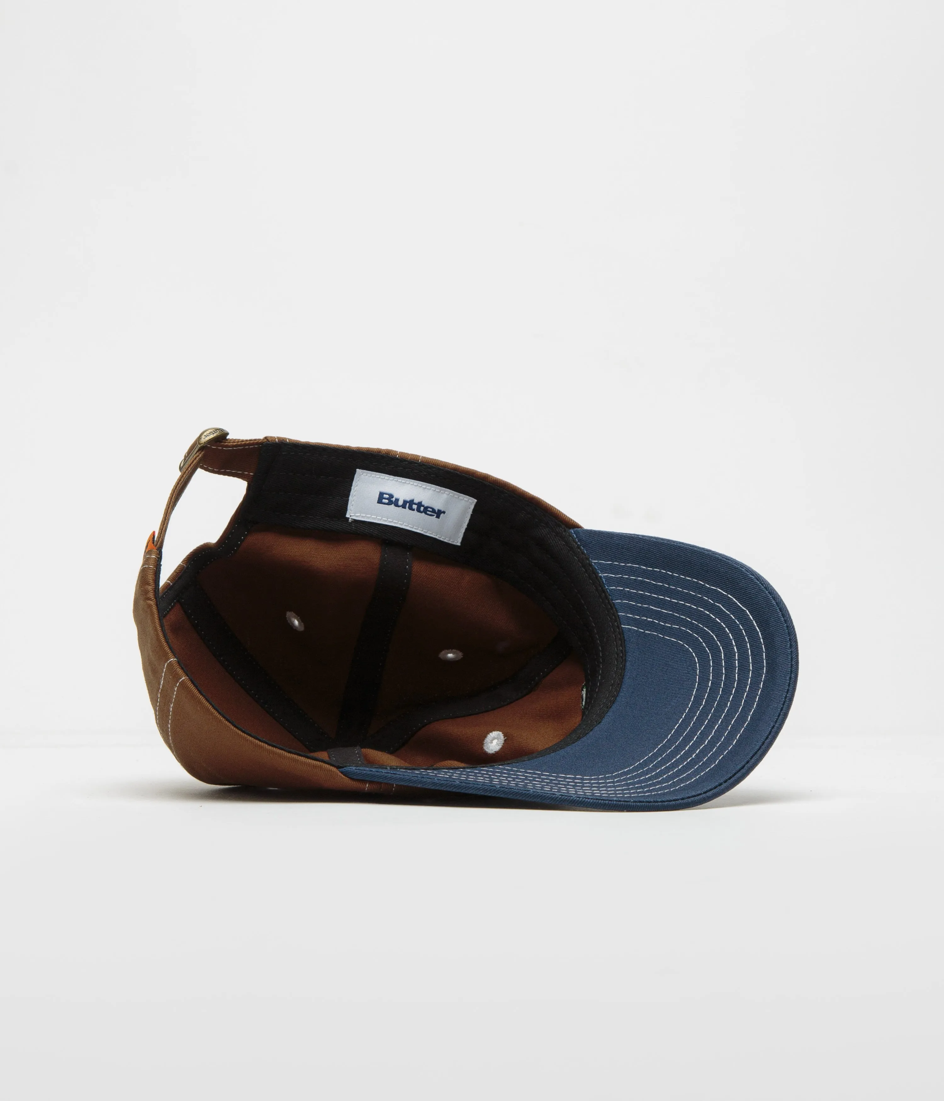 Butter Goods Warped Cap - Brown / Navy