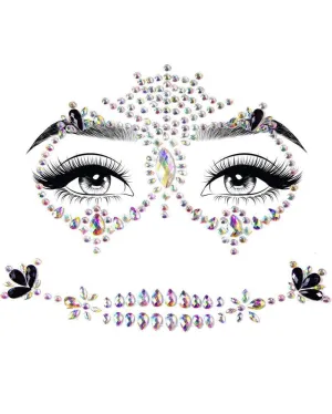 Calavera Adhesive Face Jewels