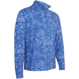 Callaway Camo Print 1/4 Zip Pullover - Magnetic Blue