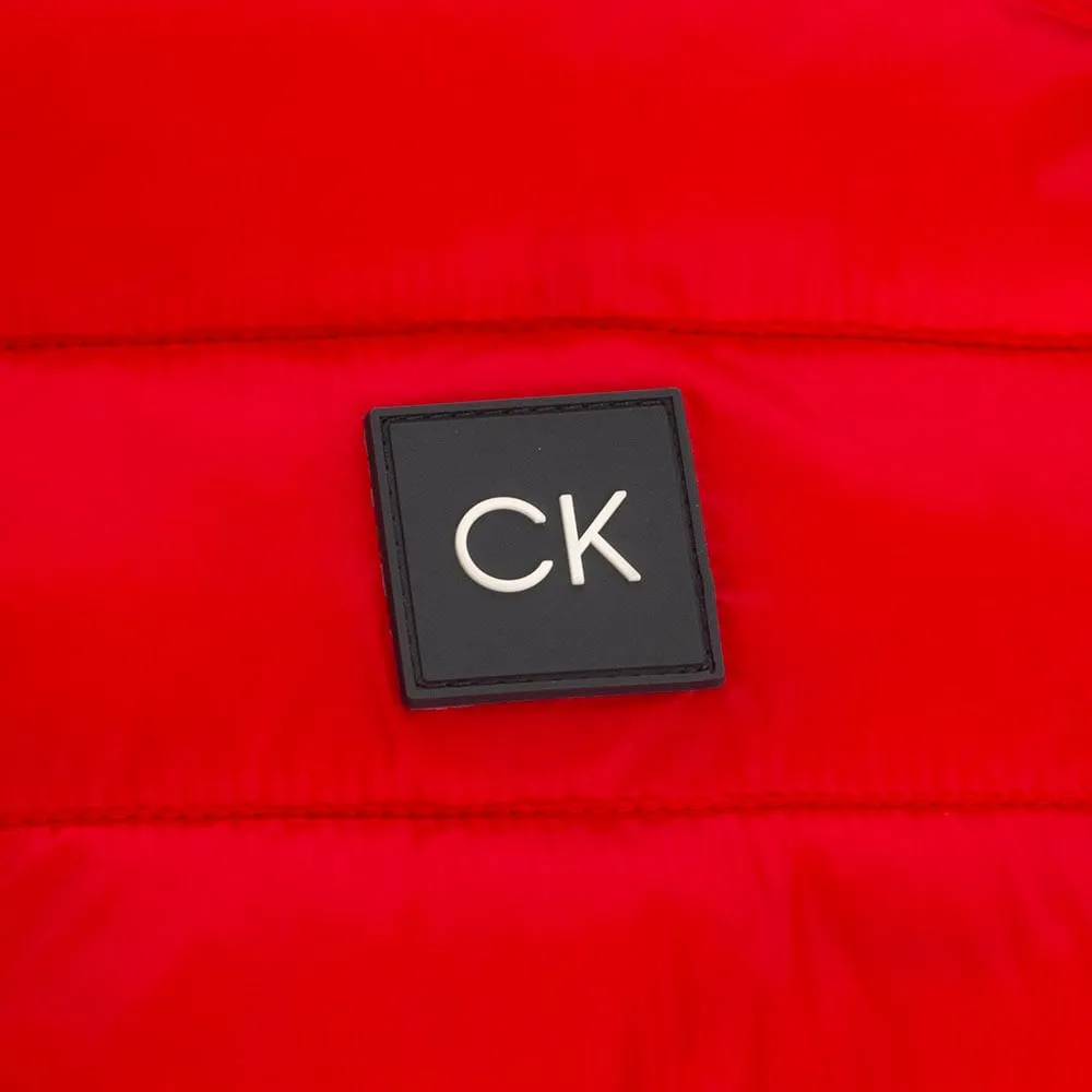 Calvin Klein Dynamo Tech Knit Jacket - Urban/Cardinal Red