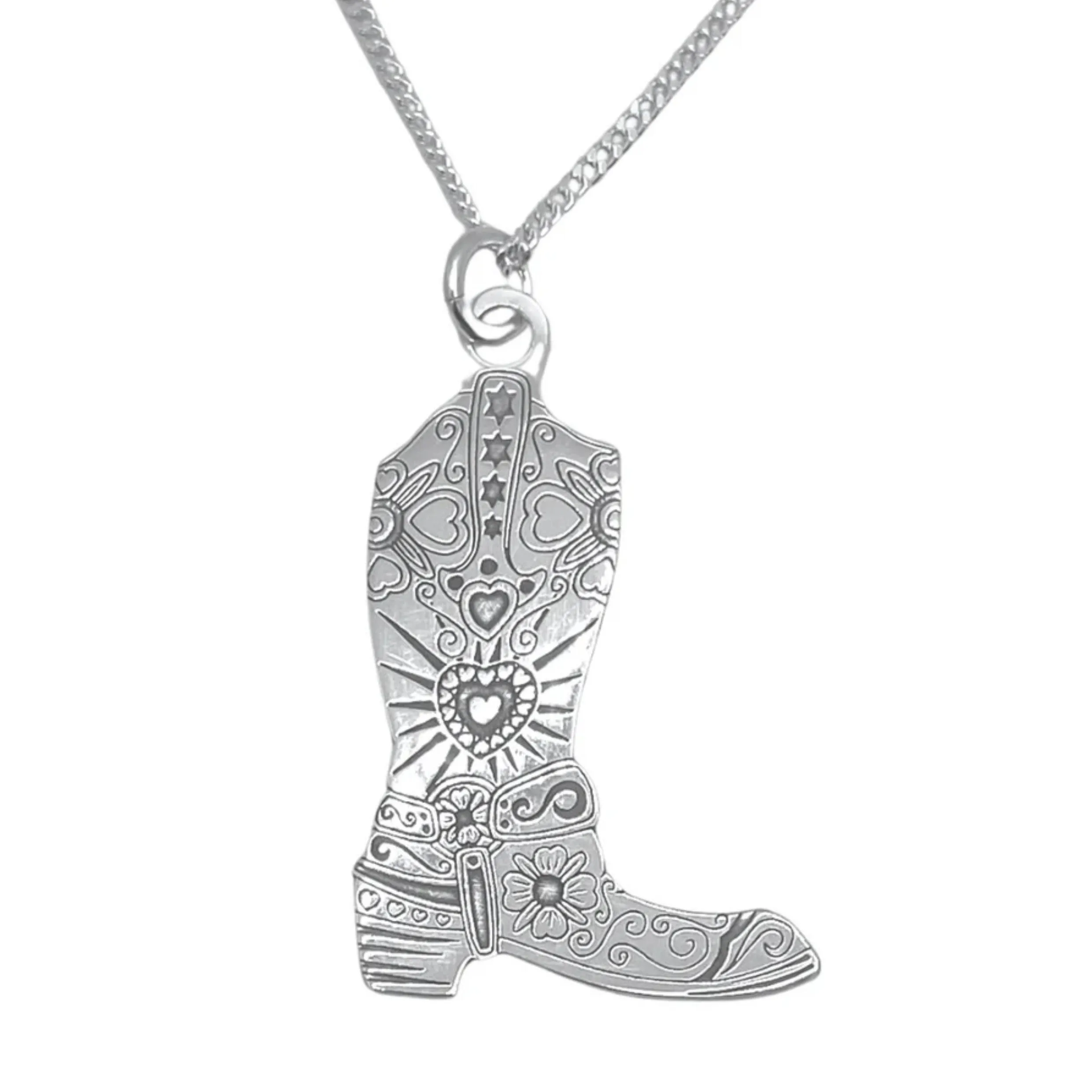 Carter Gore Cowboy Boot Pendant Necklace