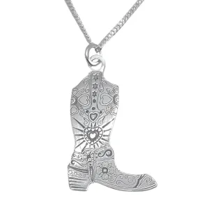 Carter Gore Cowboy Boot Pendant Necklace