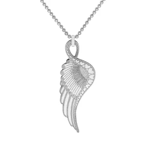 Carter Gore Wing Pendant Silver Necklace