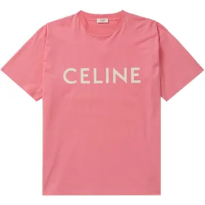 Celine Pink Logo T-Shirt