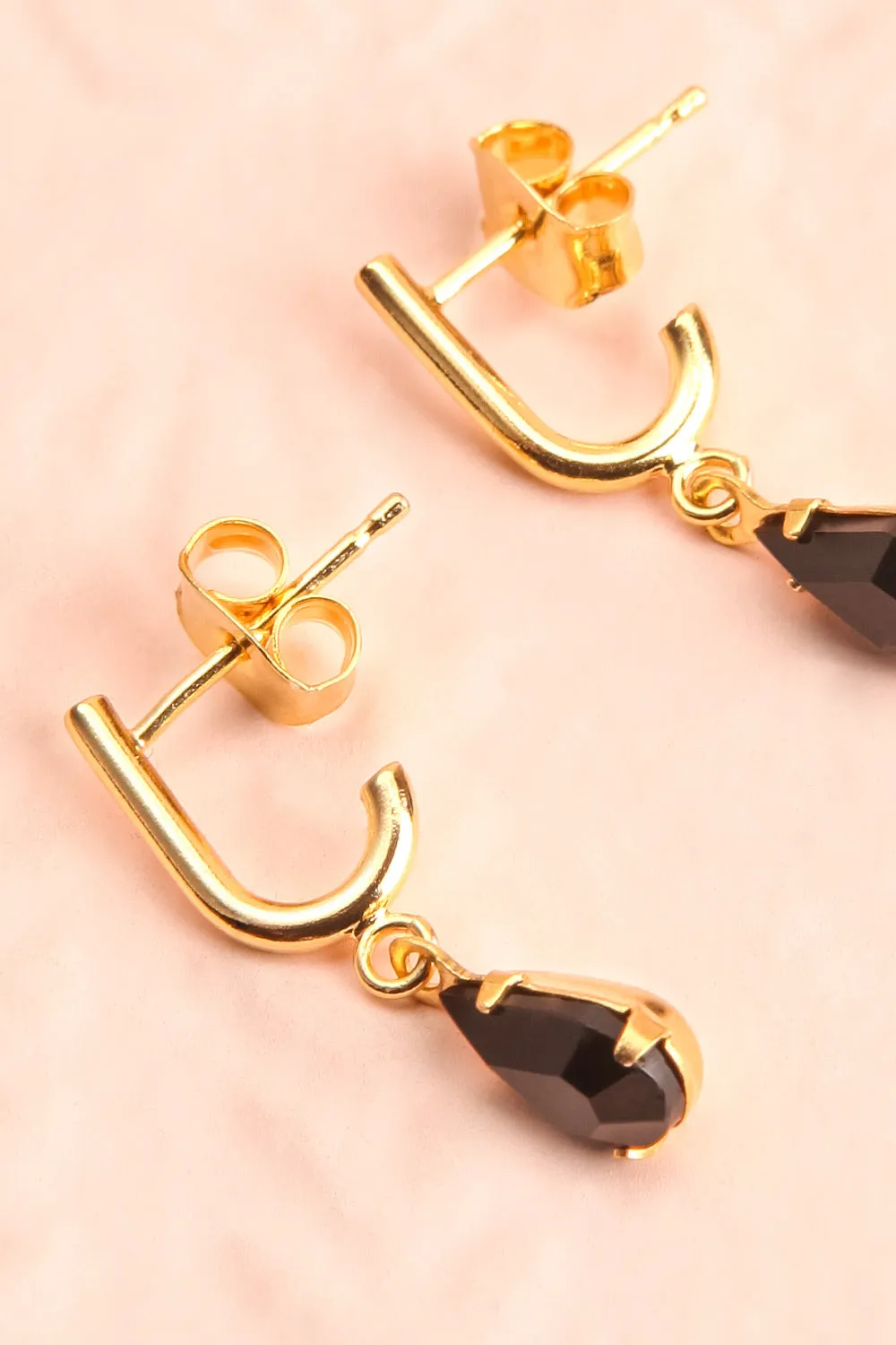 Charline Onyx | Pendant Earrings