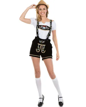 Charlotte Deluxe Oktoberfest Lederhosen Womens Costume